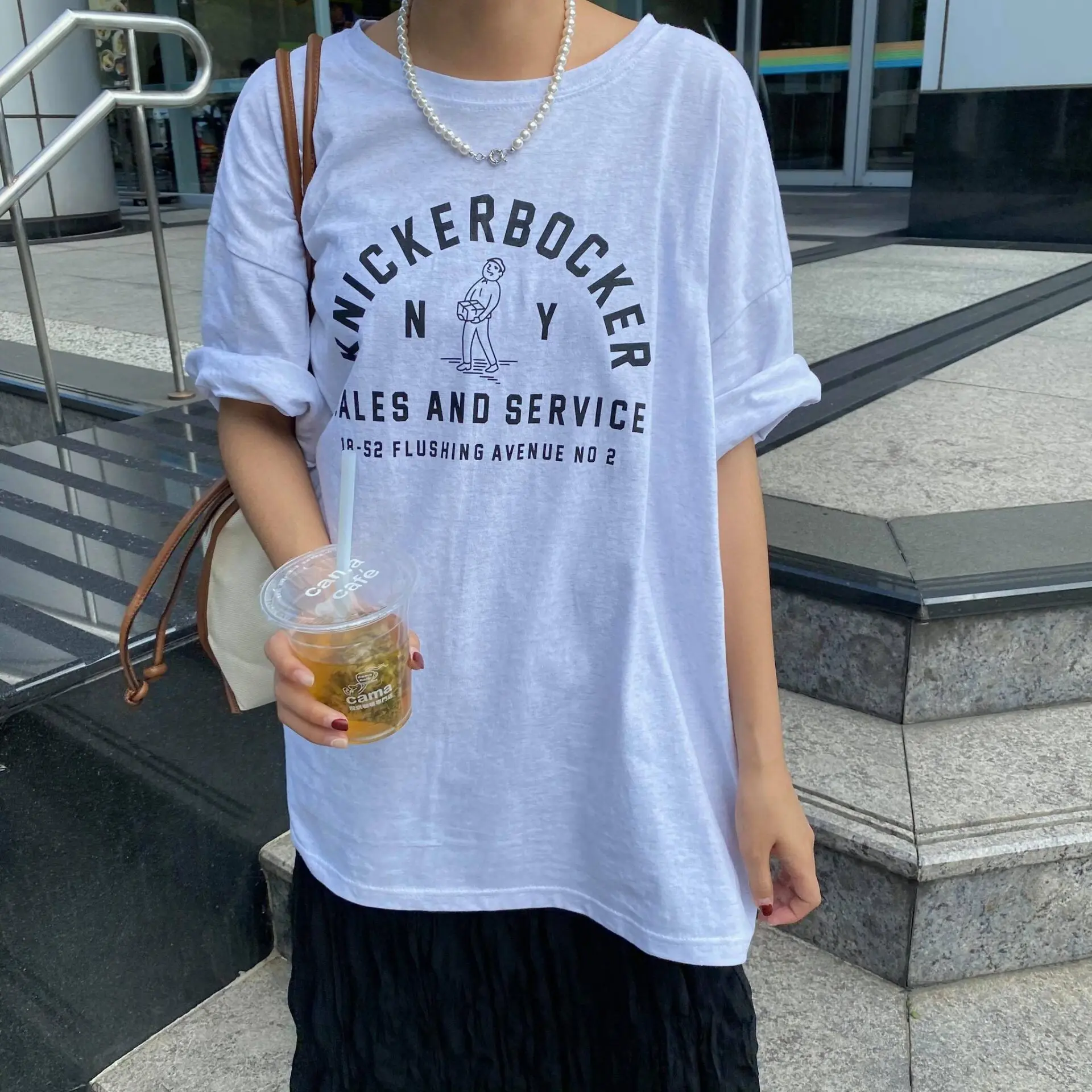 時髦人士的珍珠項鍊