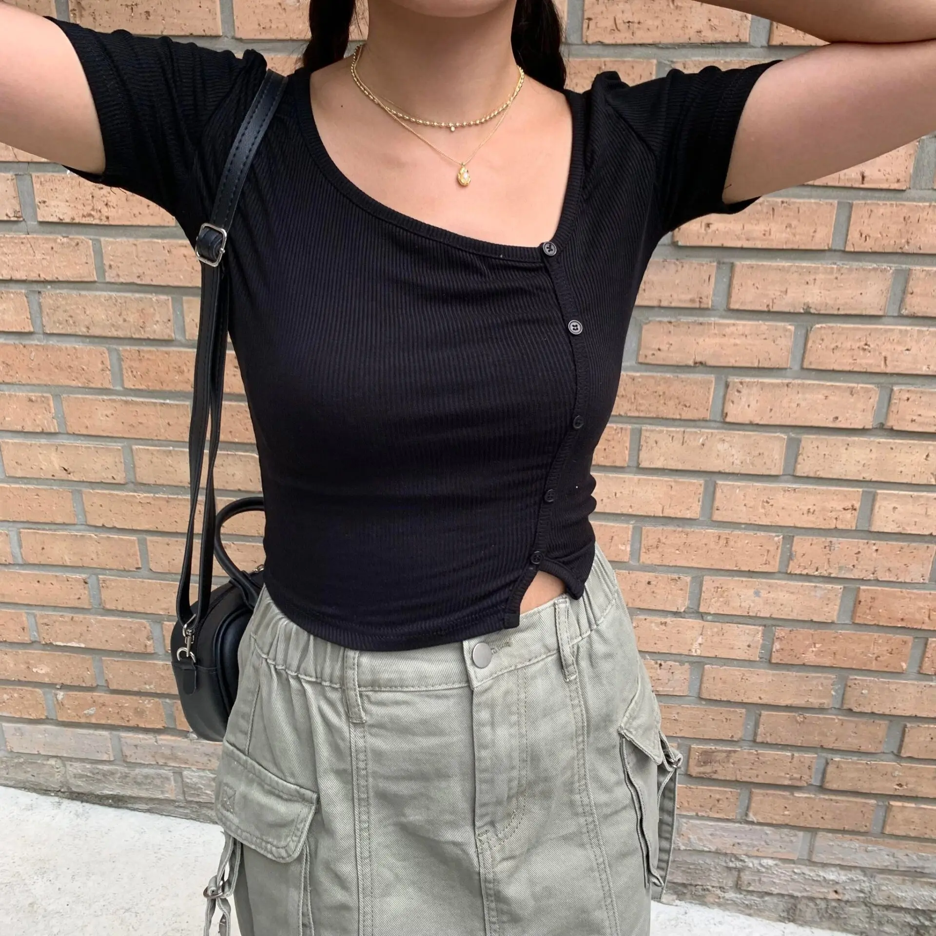 艾麗爾金屬圓珠雙鍊