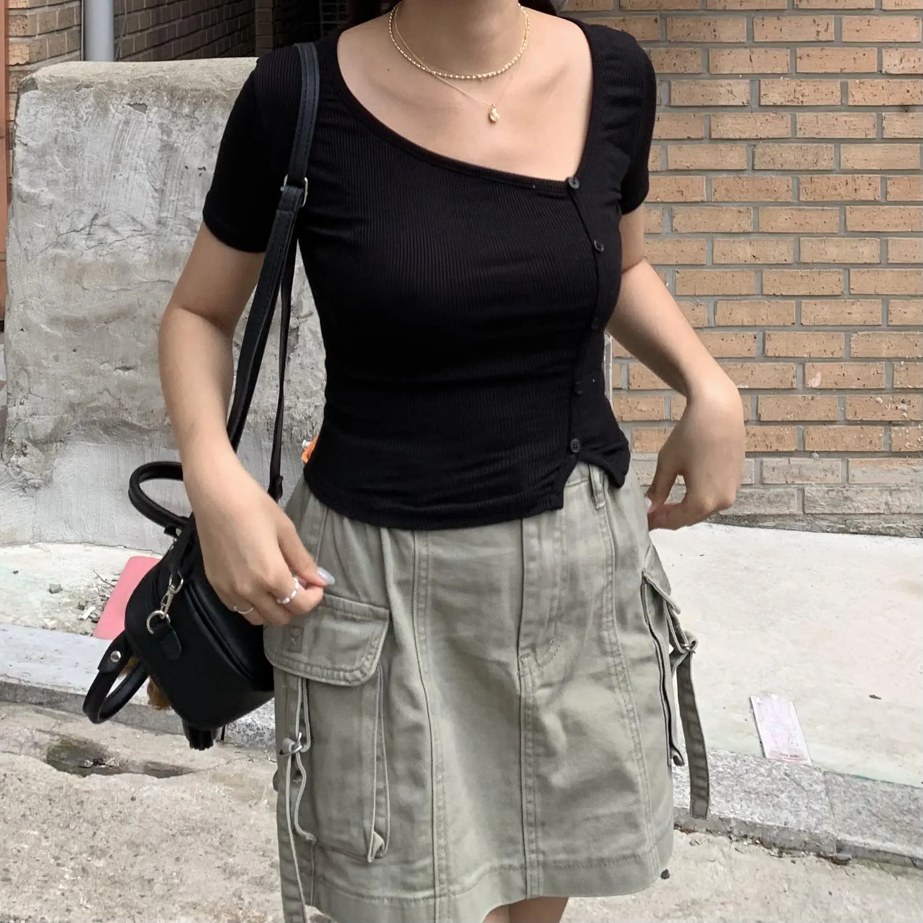 艾麗爾金屬圓珠雙鍊