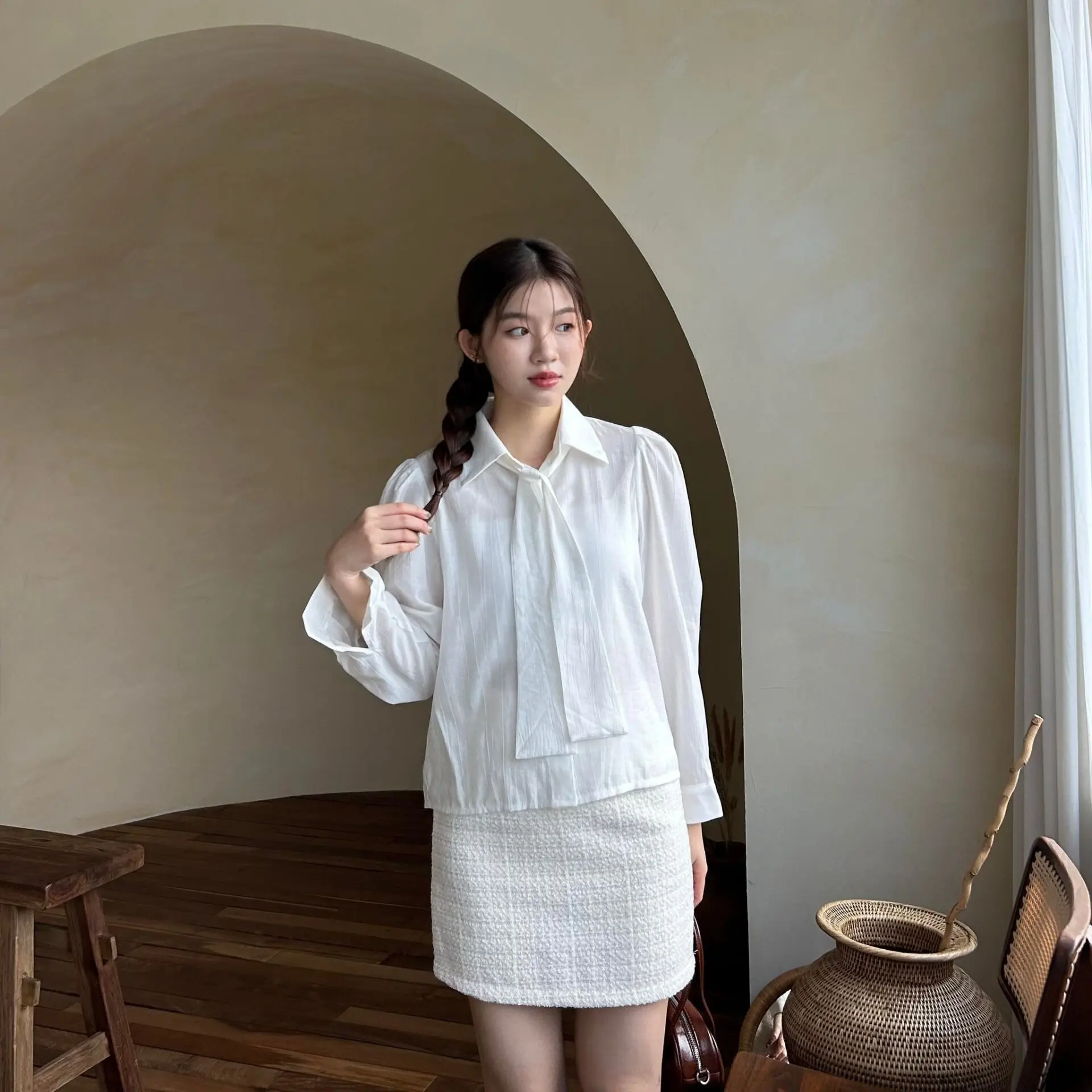 小千金宮廷感襯衫