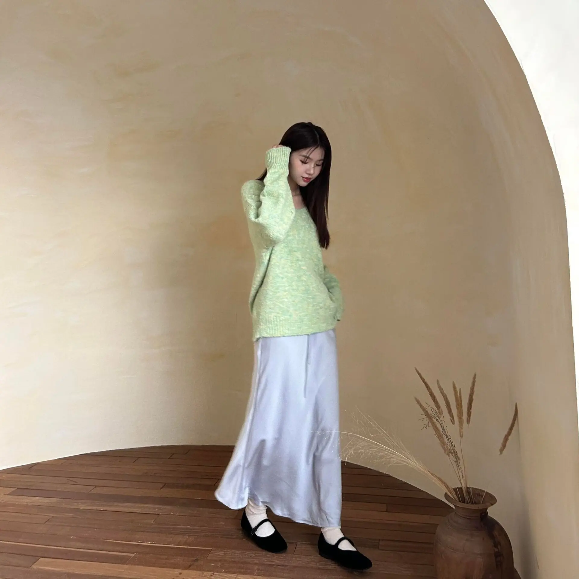 法式絨面娃娃鞋