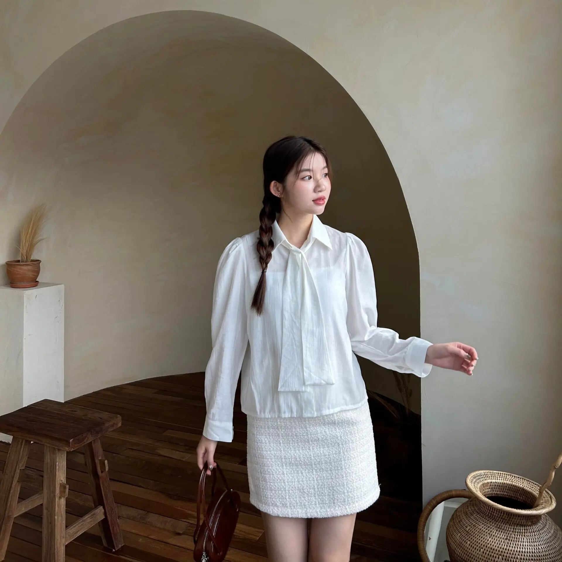 小千金宮廷感襯衫