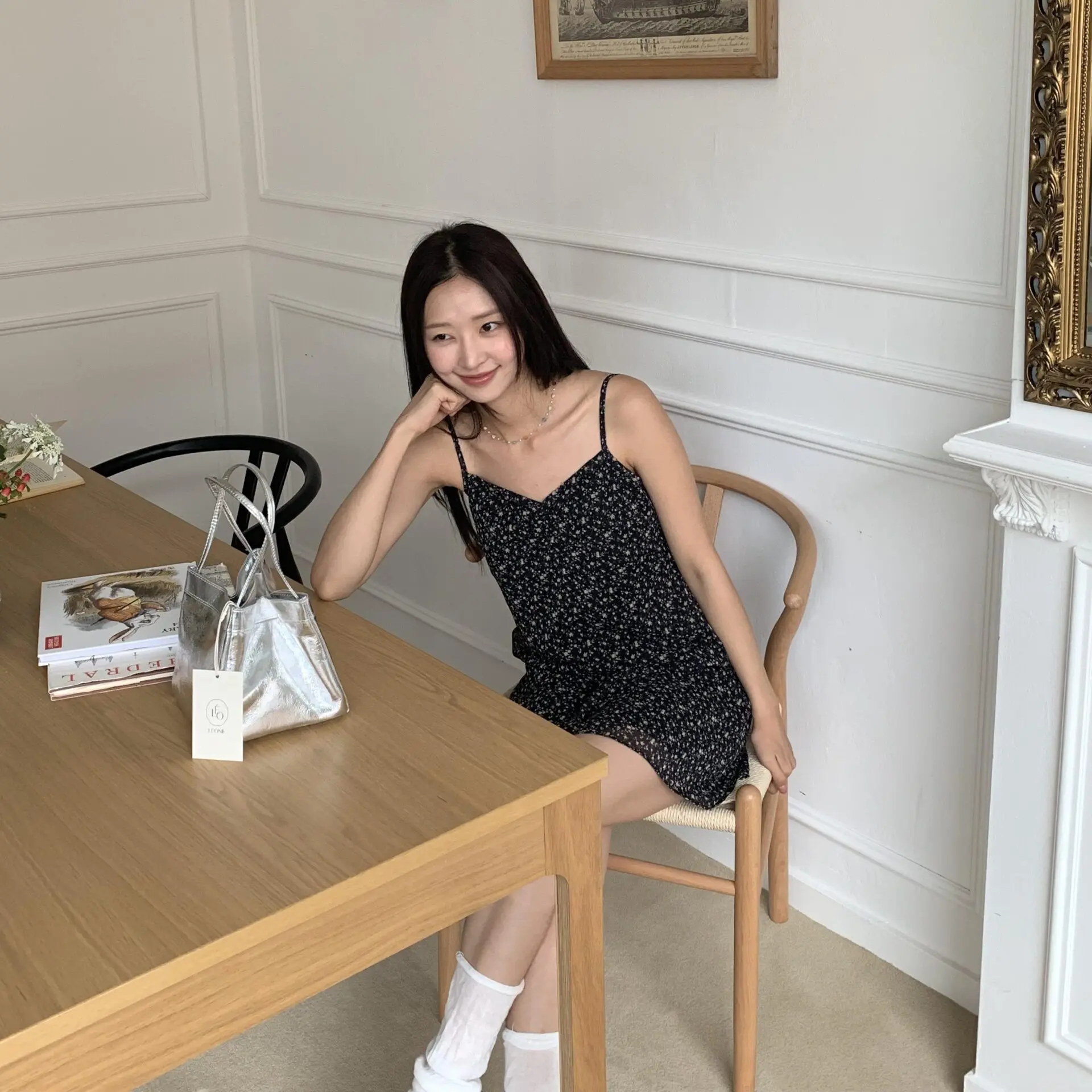 彩色貝殼愛心項鏈