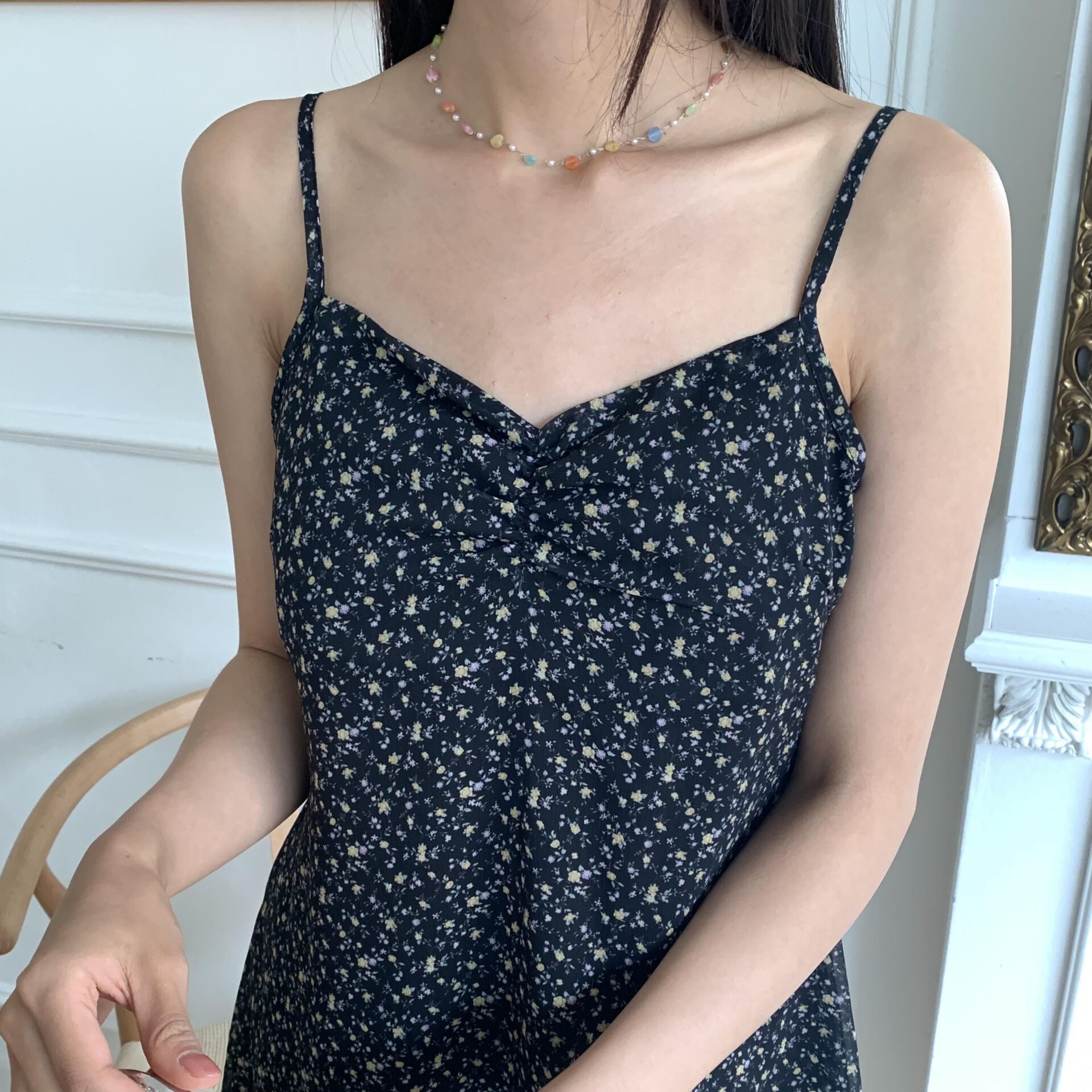 彩色貝殼愛心項鏈