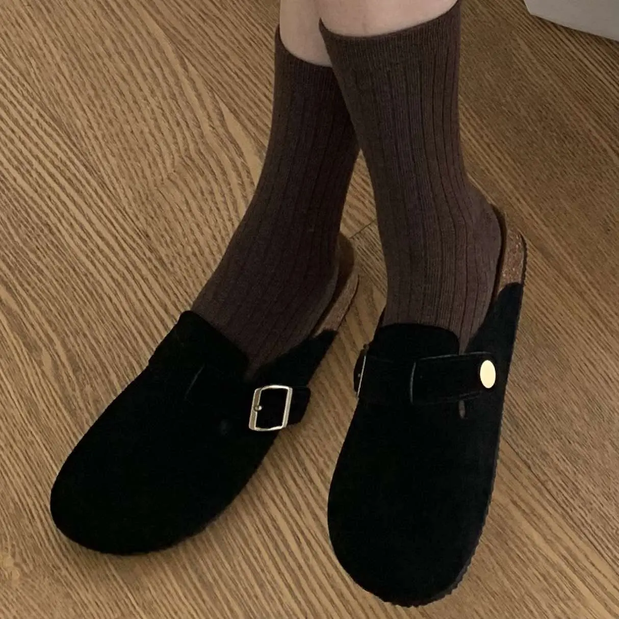 自留款！超舒適真皮拖鞋