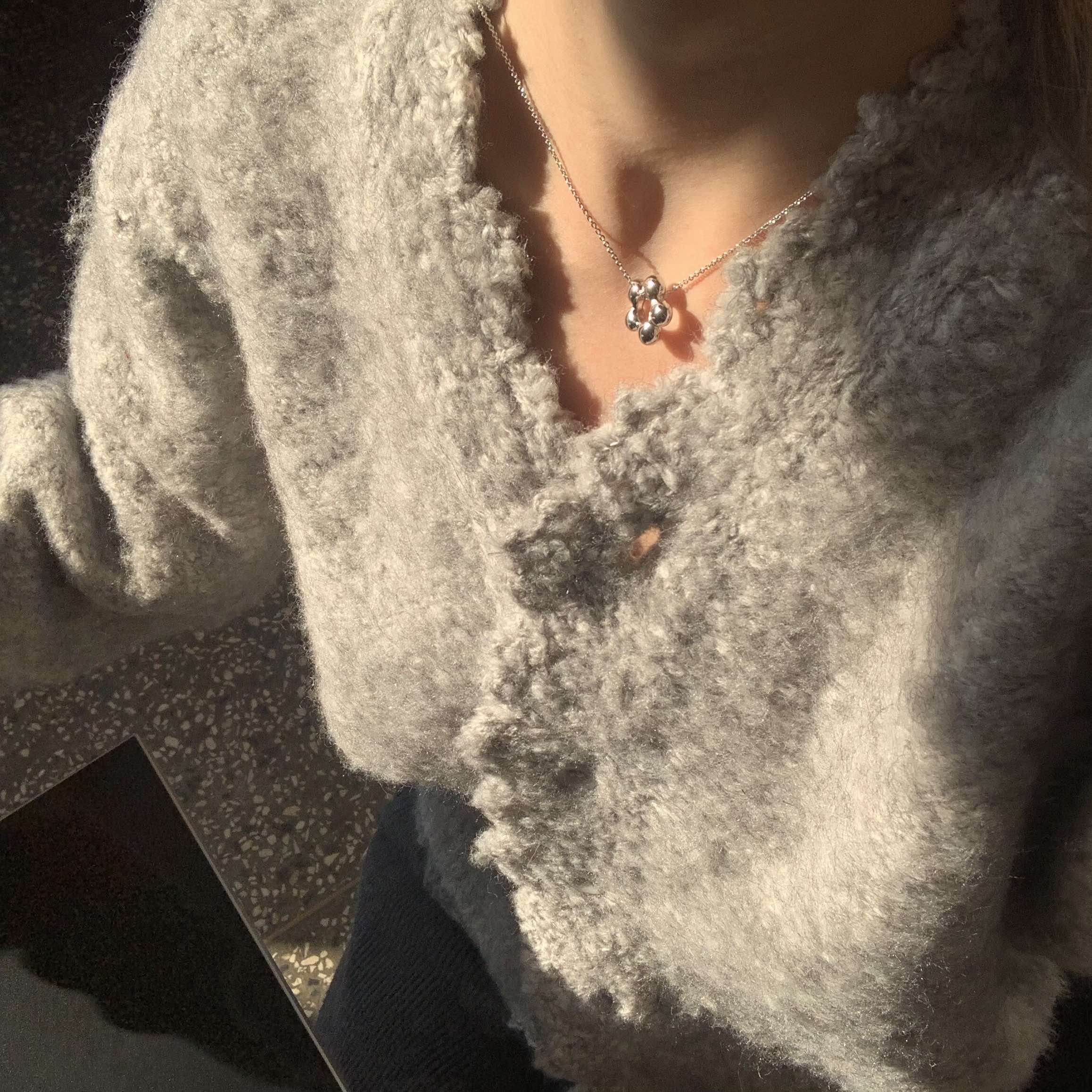好喜歡！立體感小花邊項鍊