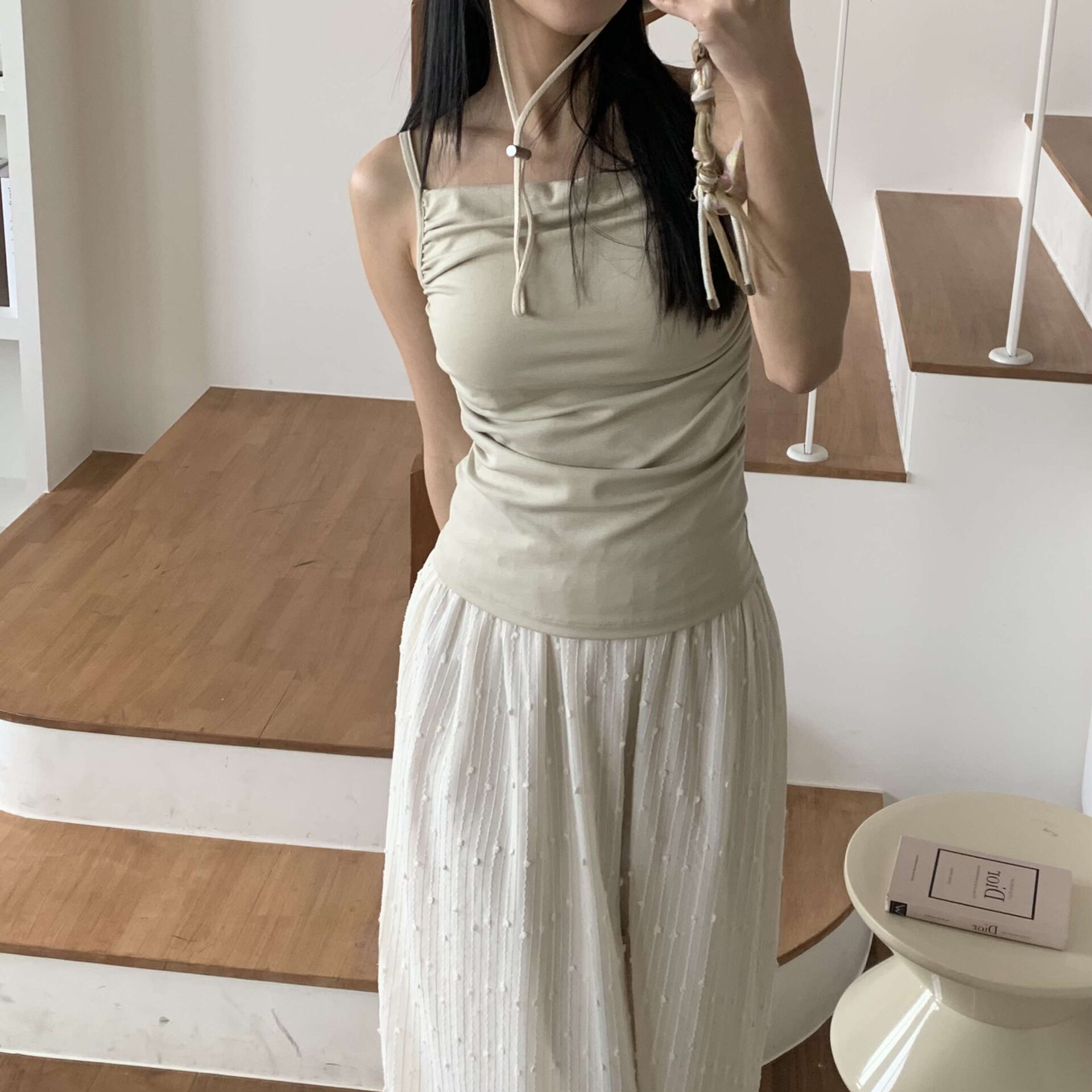 好身材抓皺bra top (杏)