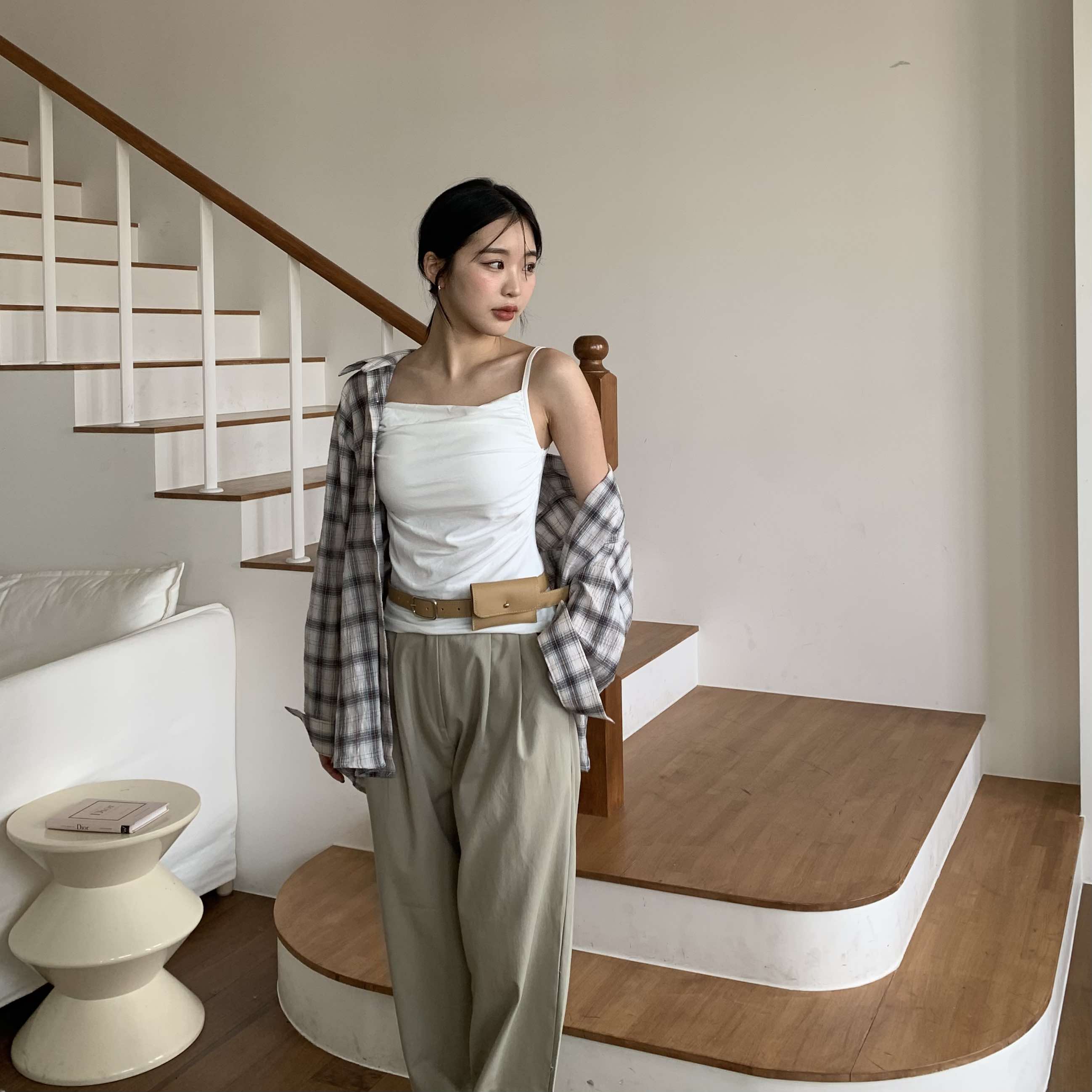 好身材抓皺bra top (白)