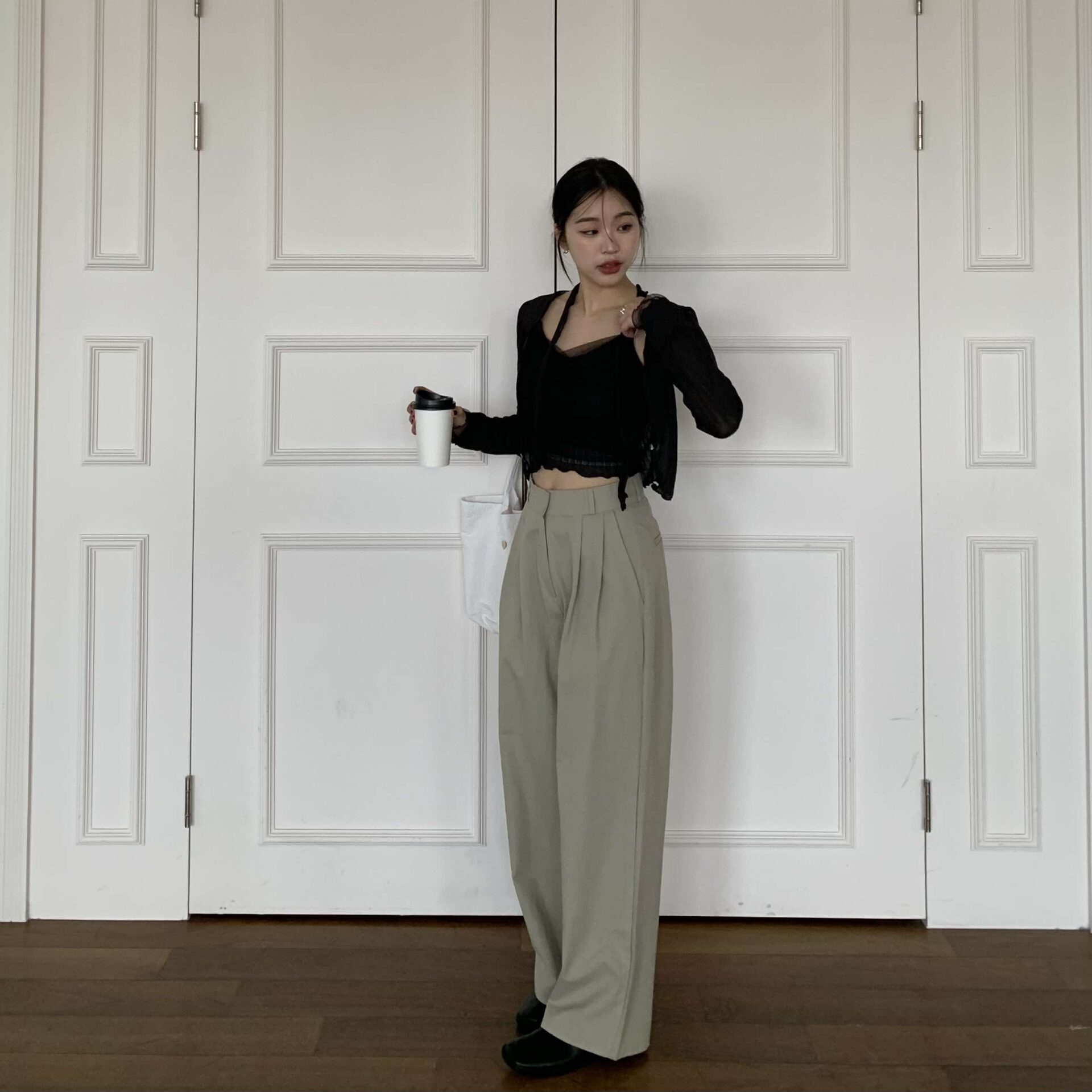 小公主網紗拼接set (黑)