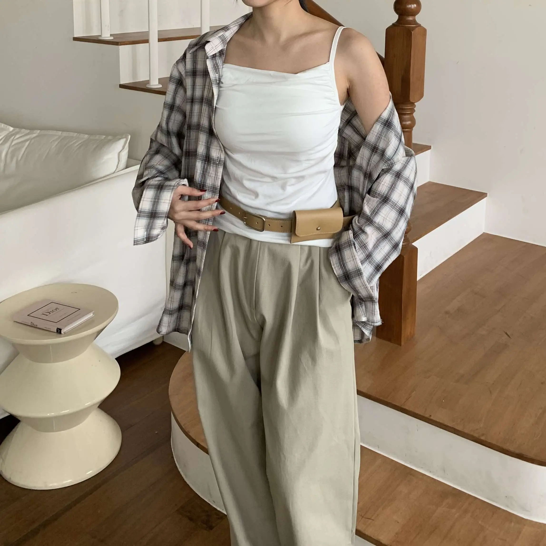 好身材抓皺bra top (白)