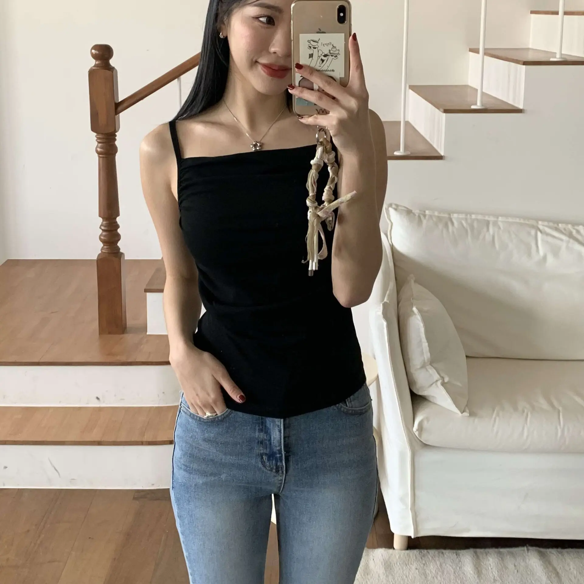 好身材抓皺bra top (黑)