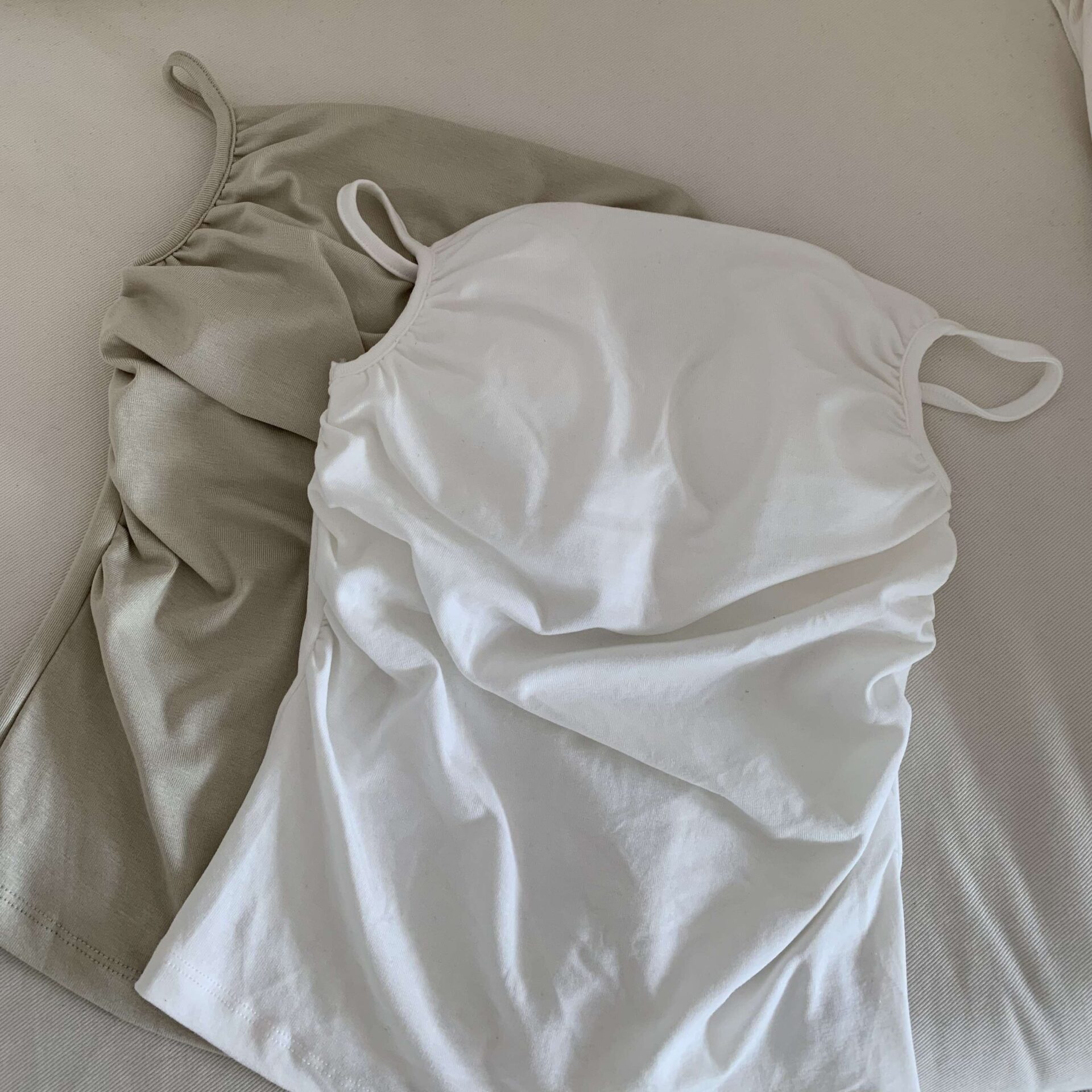 好身材抓皺bra top (白)