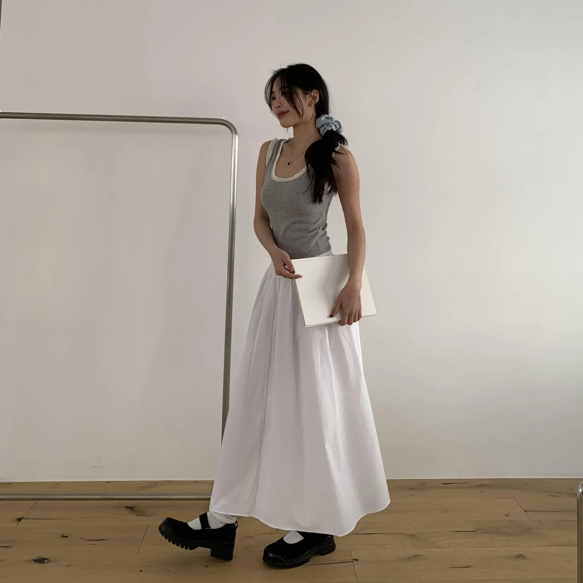 濟州島寶藏長裙 (白)