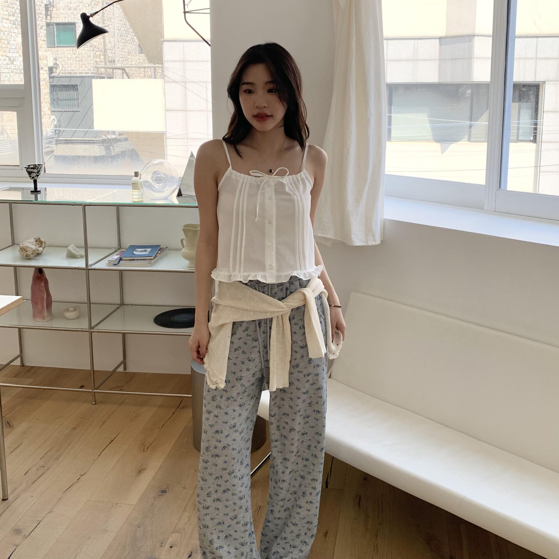 Rosy小仙子綁帶背心 (白)