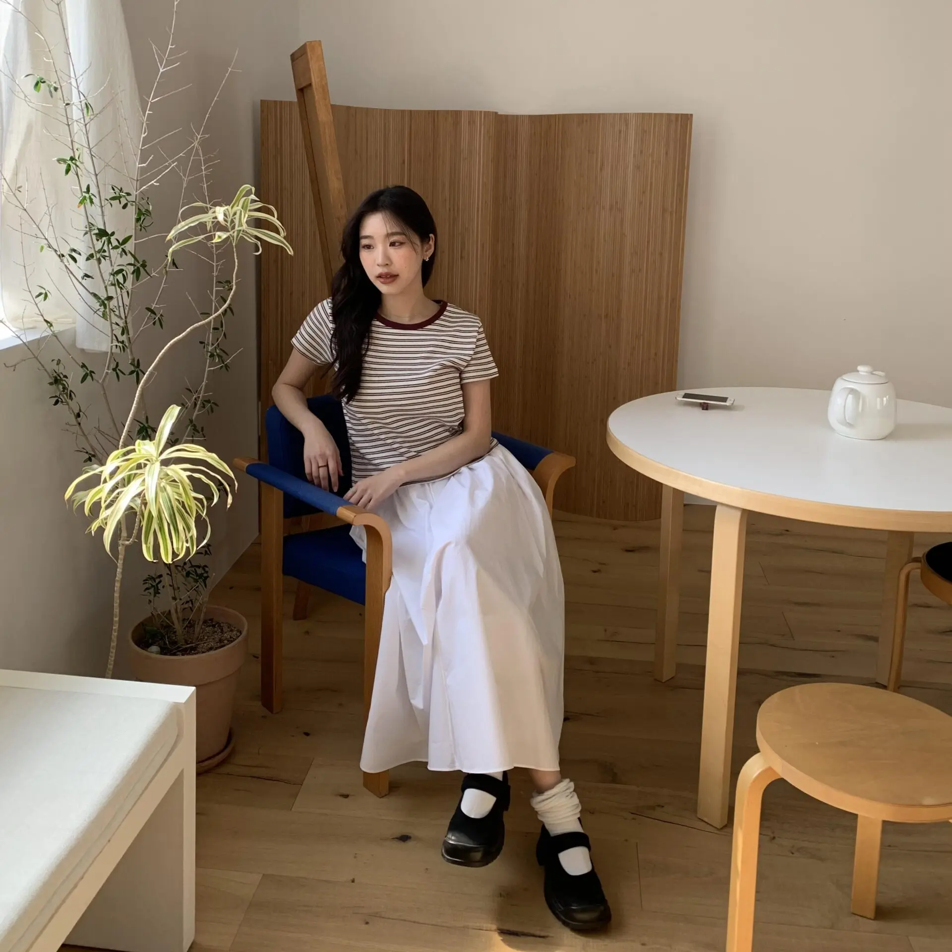 濟州島寶藏長裙 (白)