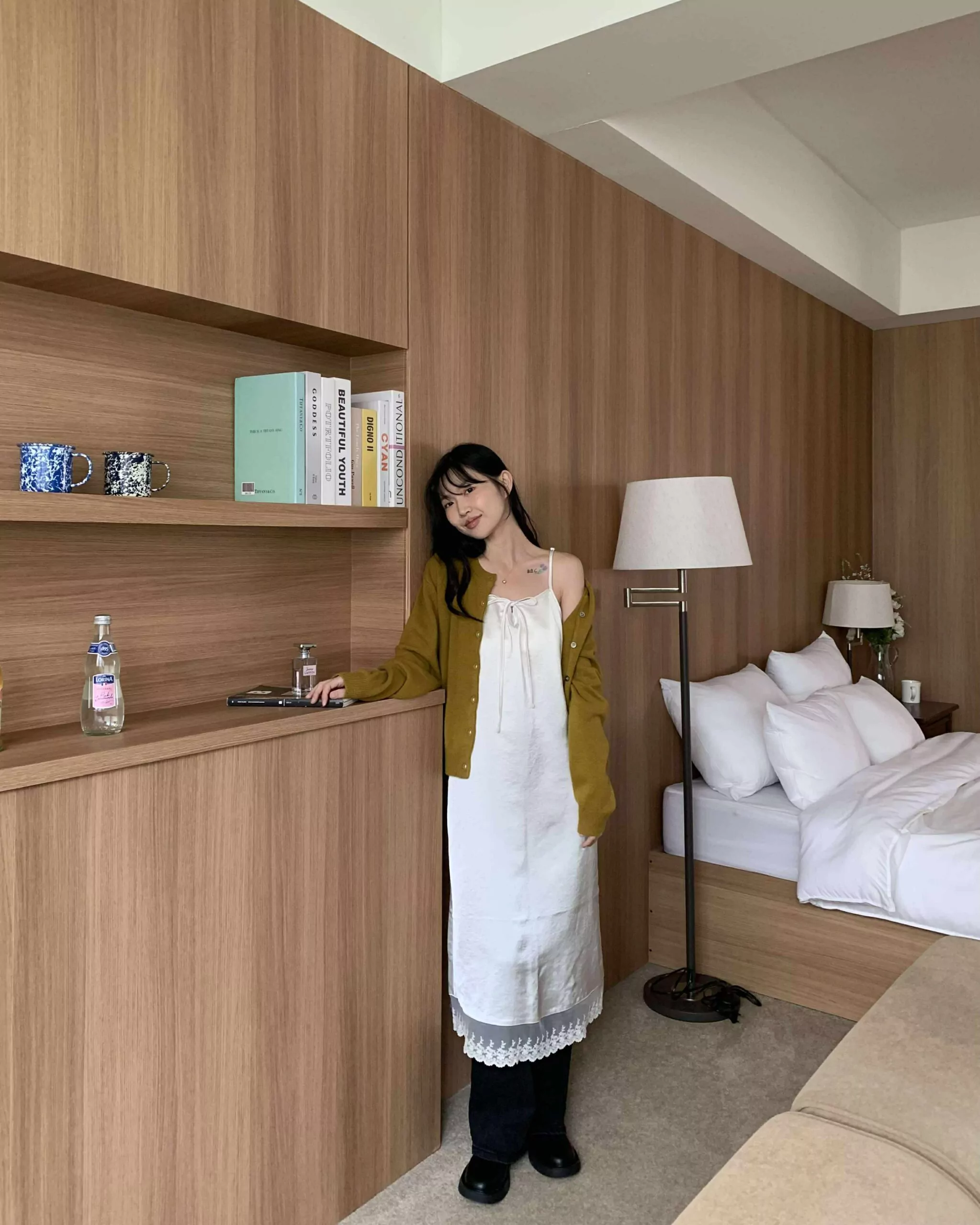 緞面蕾絲仙女洋裝