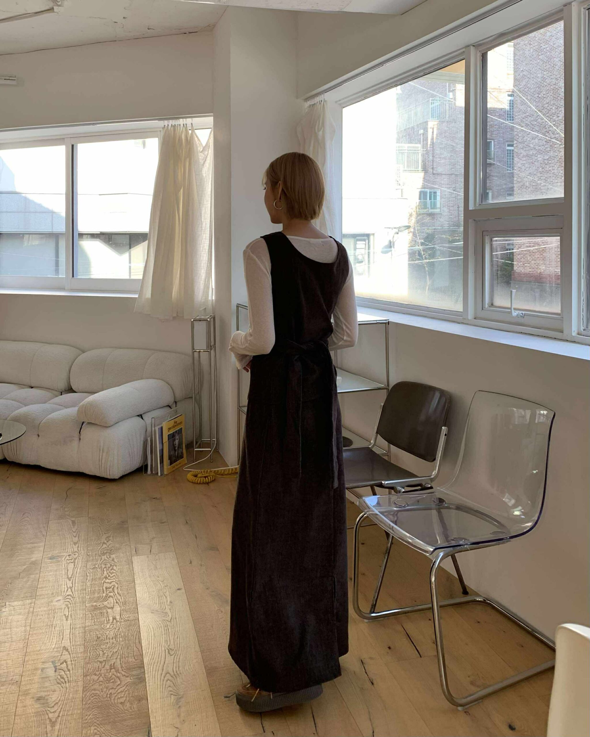 清潭洞晚餐約會質感套裝(深棕)