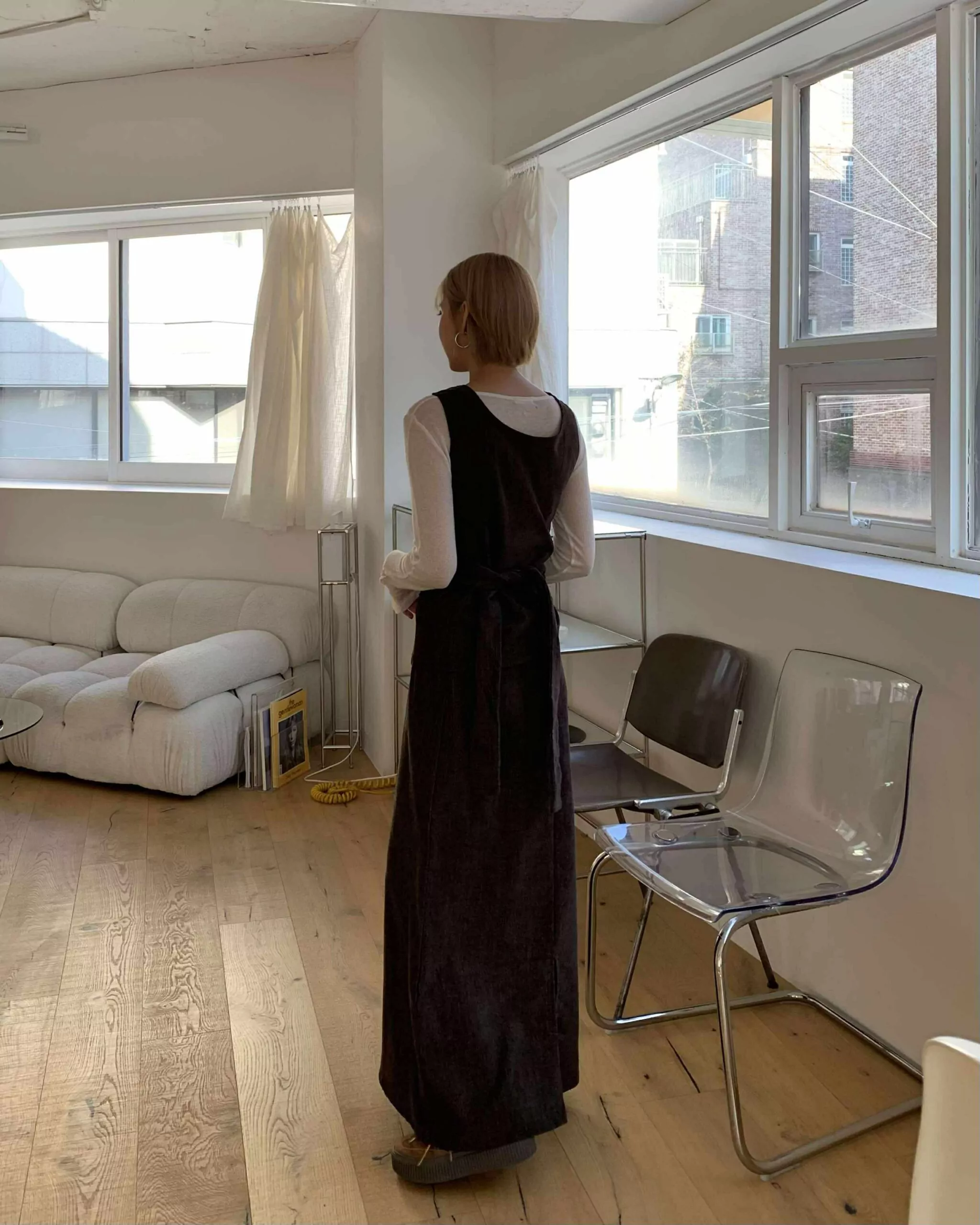 清潭洞晚餐約會質感套裝(深棕)