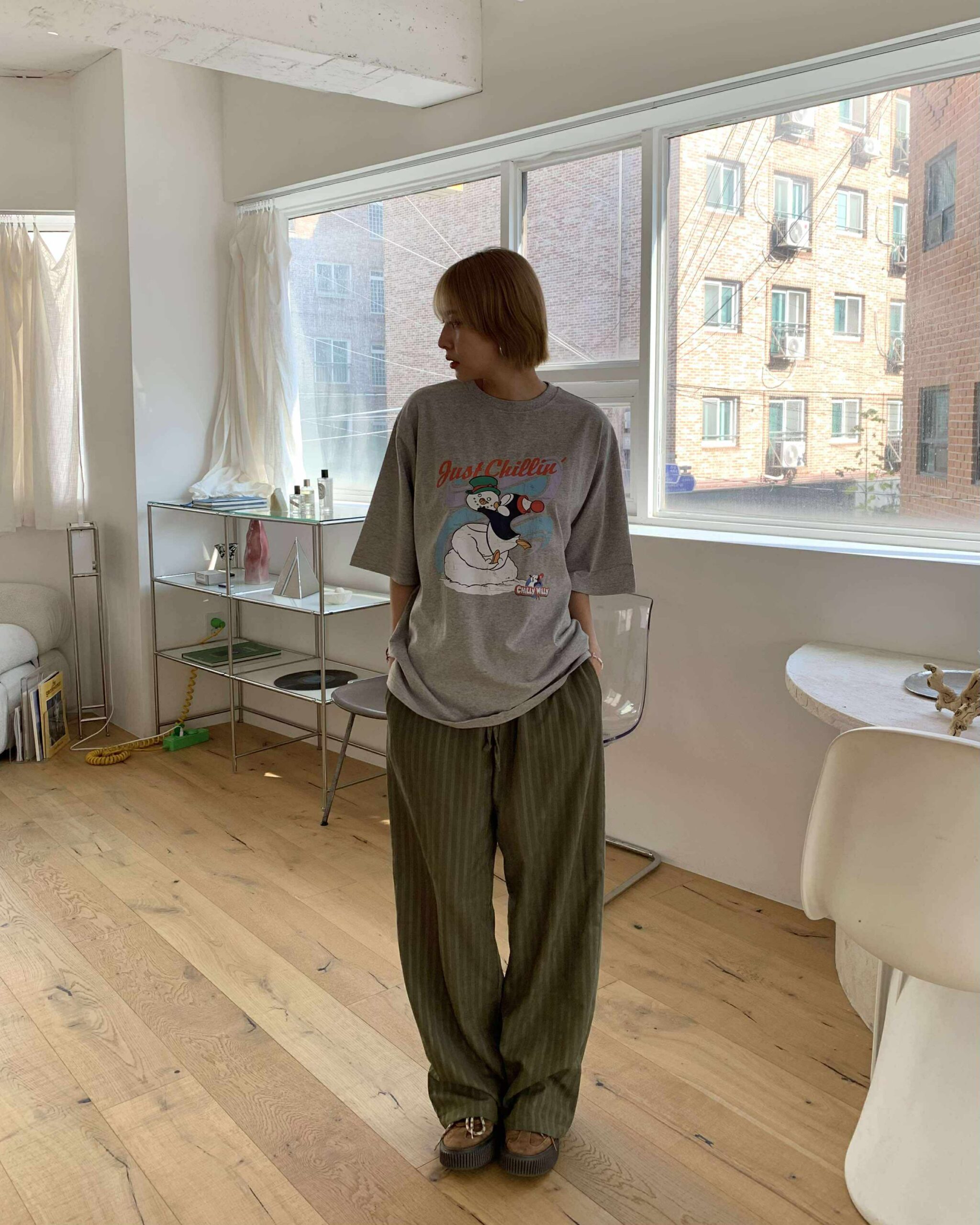 575074094_1002882858678701_7601656389540549264_n 慵懶條紋長褲 (綠)