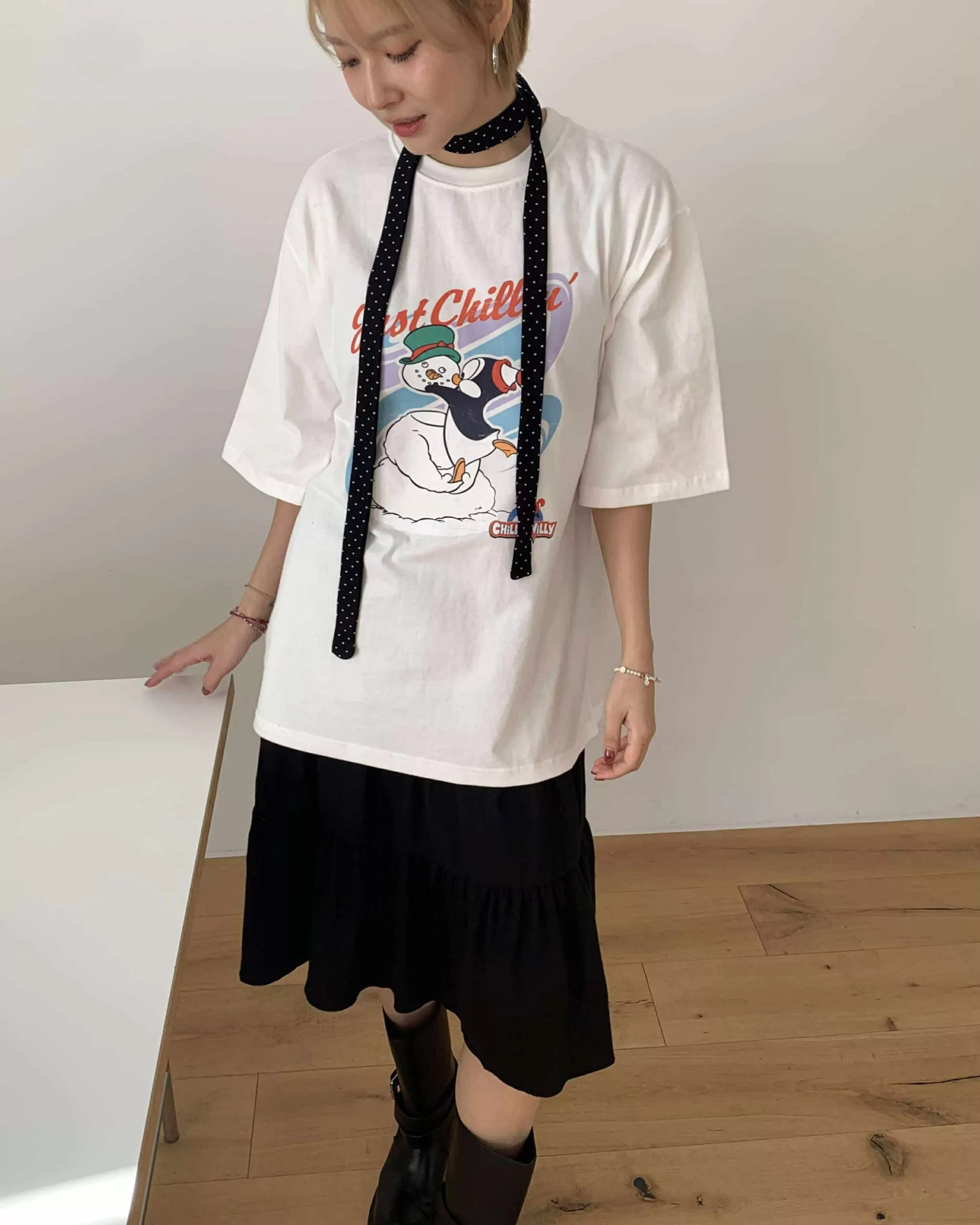 577130056_1494923698472331_6418127773750638409_n 重磅企鵝圖案短袖T (白)