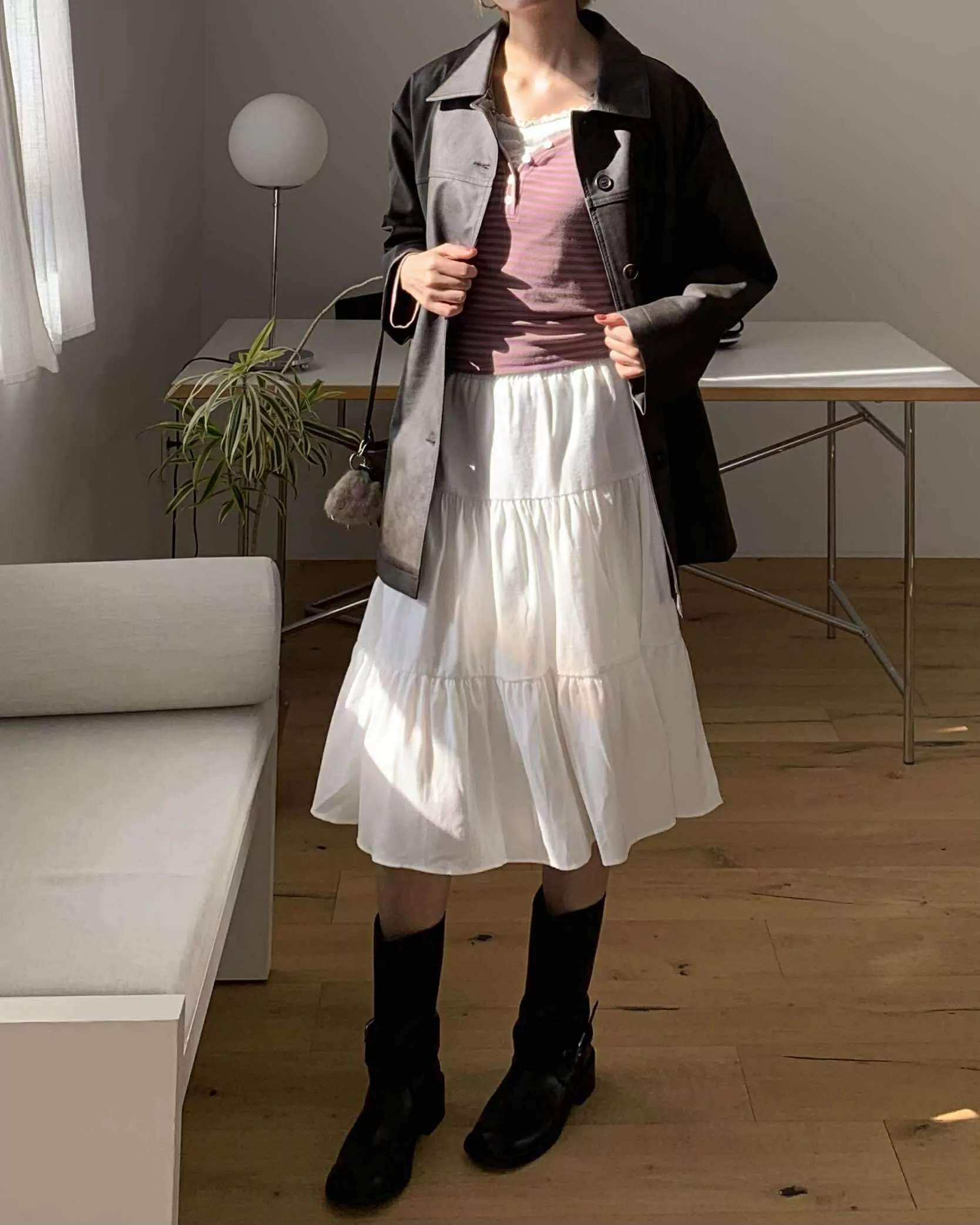 浪漫層次澎澎裙 (白)