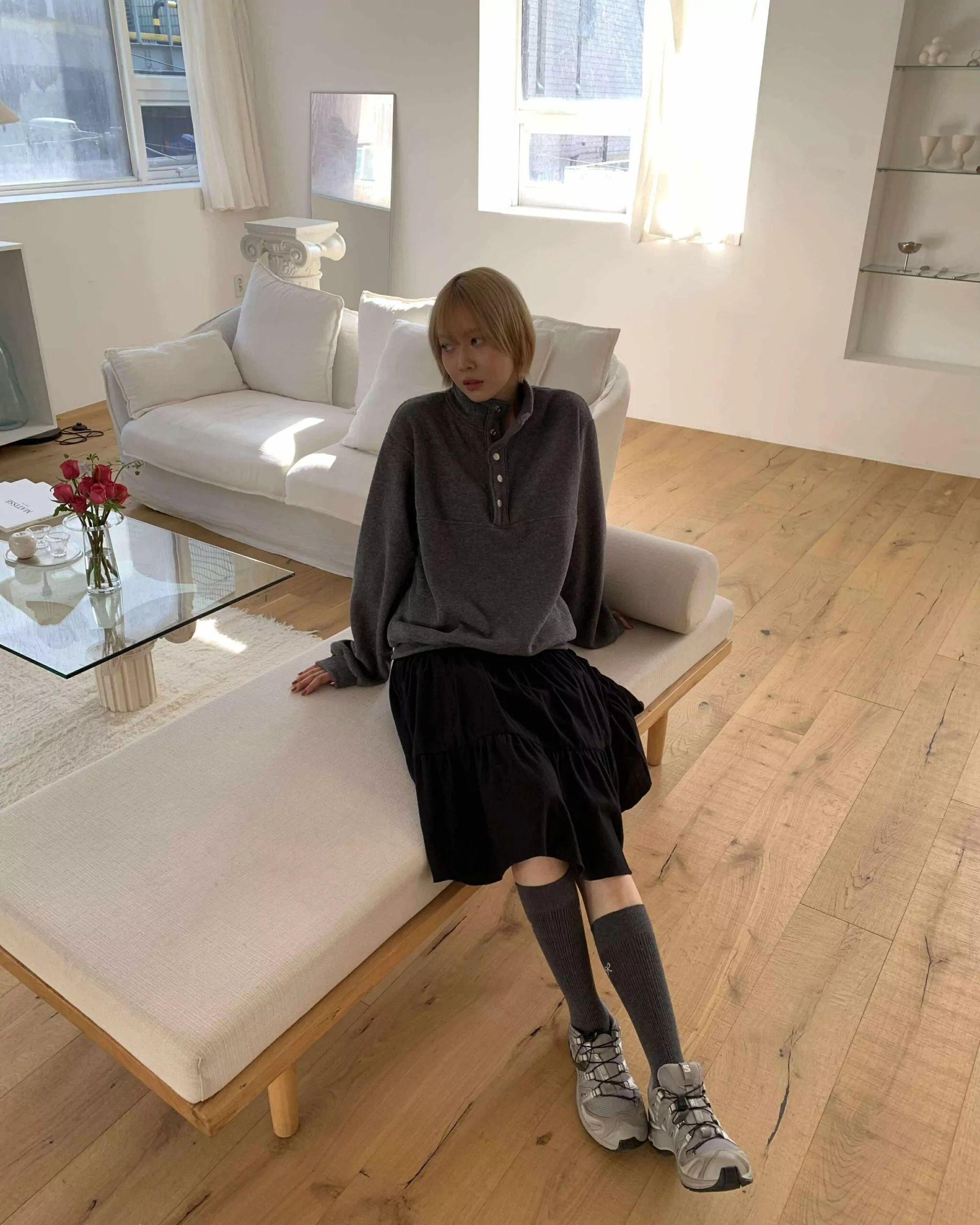 大勢款毛毛排扣衛衣