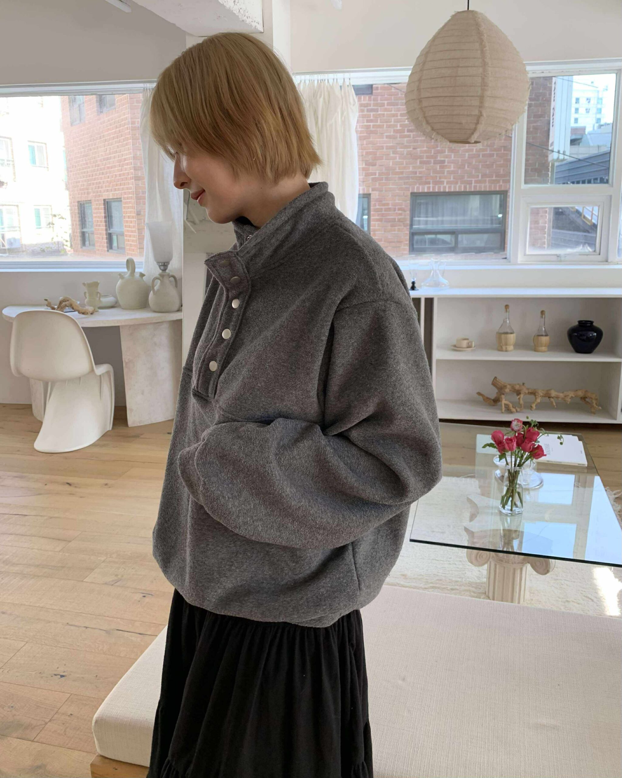 大勢款毛毛排扣衛衣