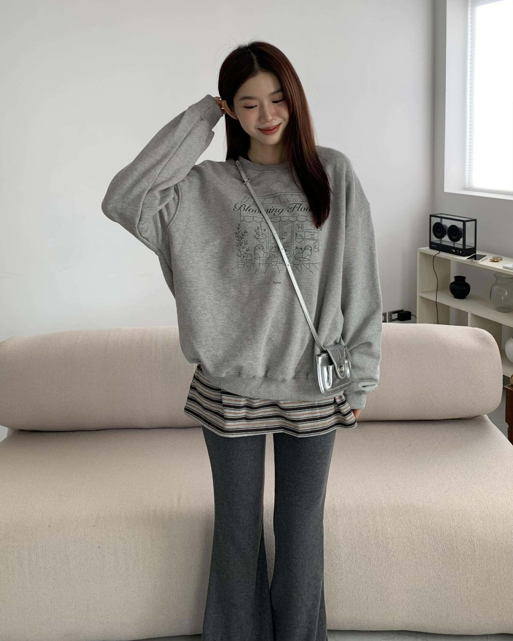 邂逅浪漫花店質感衛衣