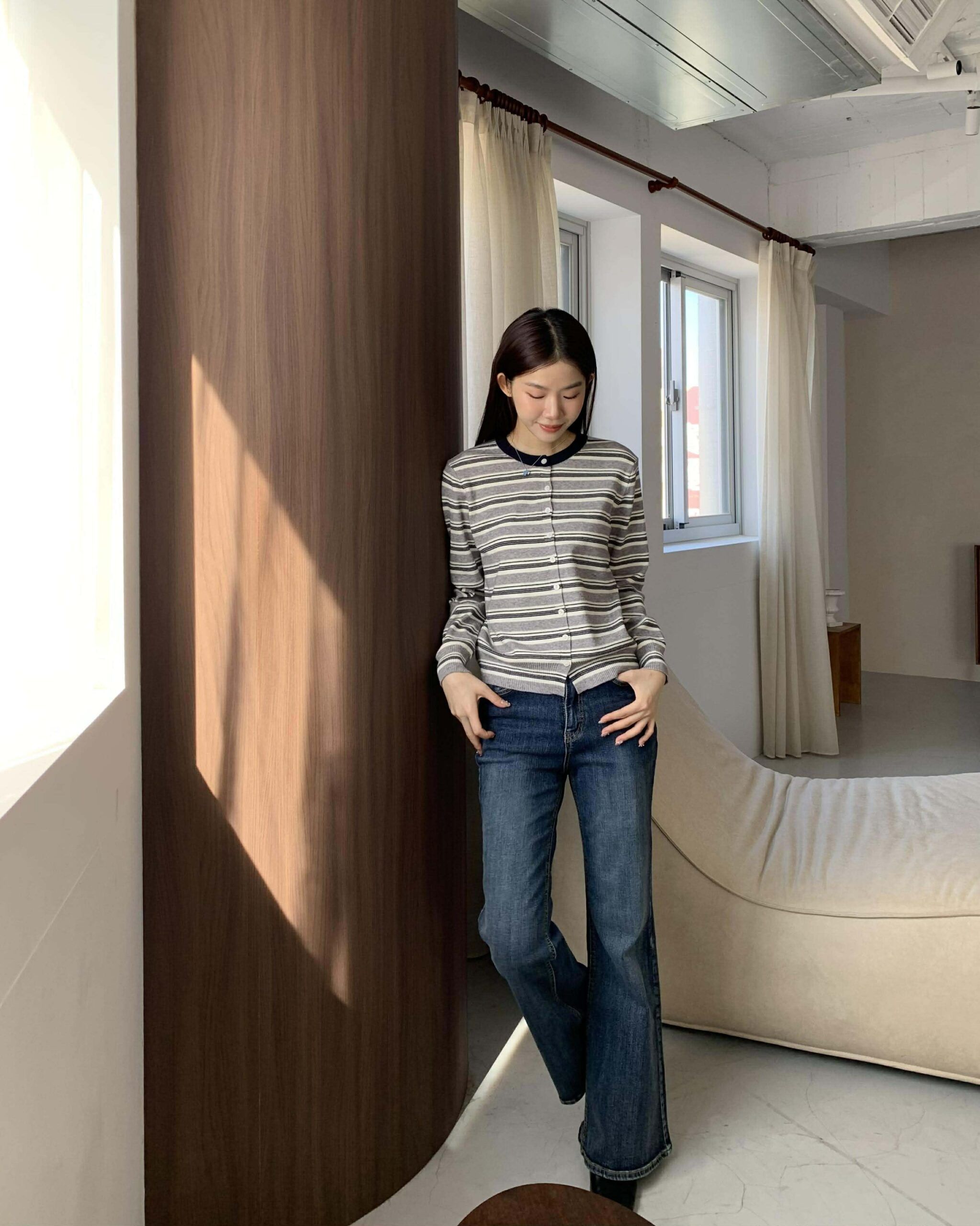 太好看了！激瘦喇叭牛仔褲