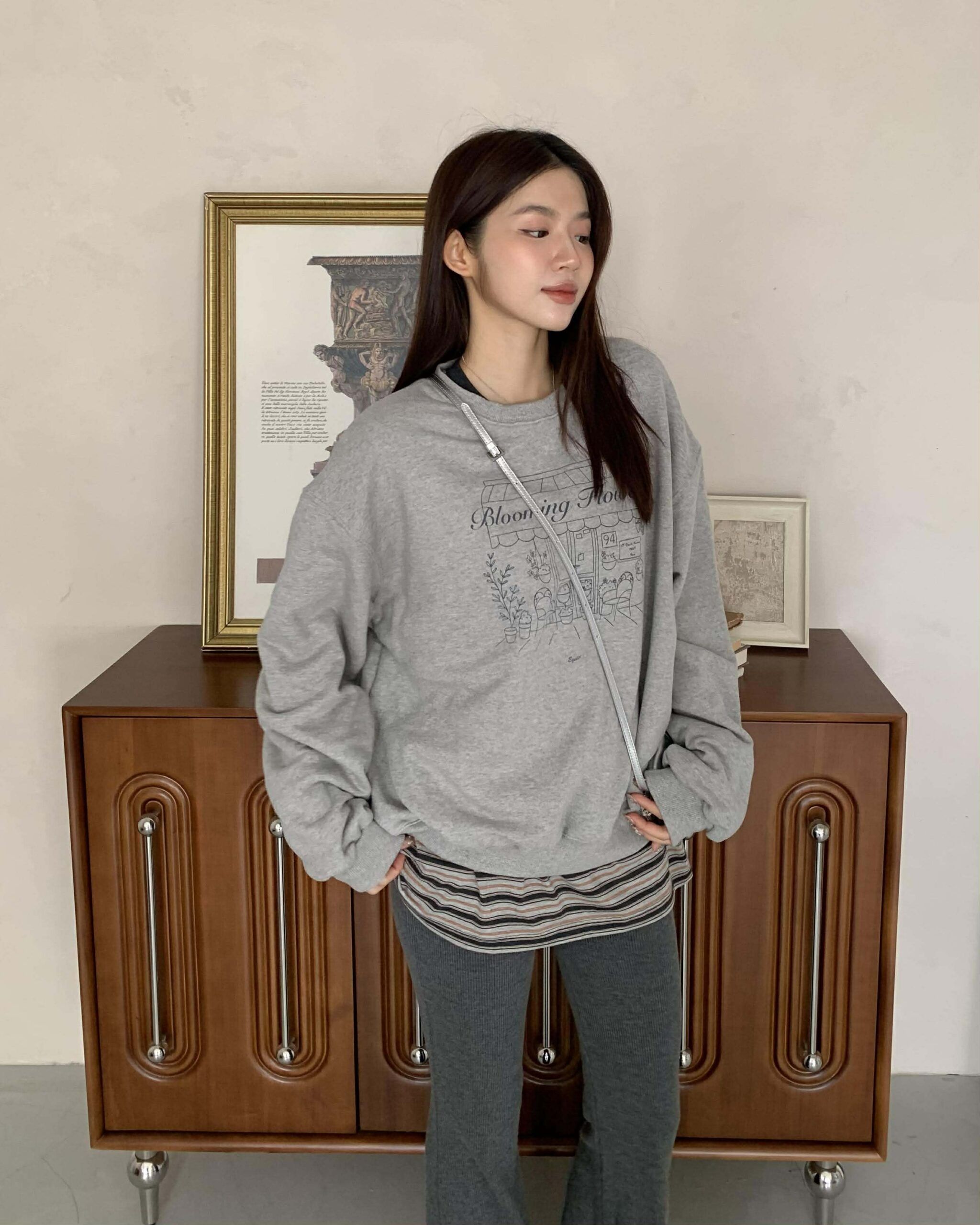 邂逅浪漫花店質感衛衣