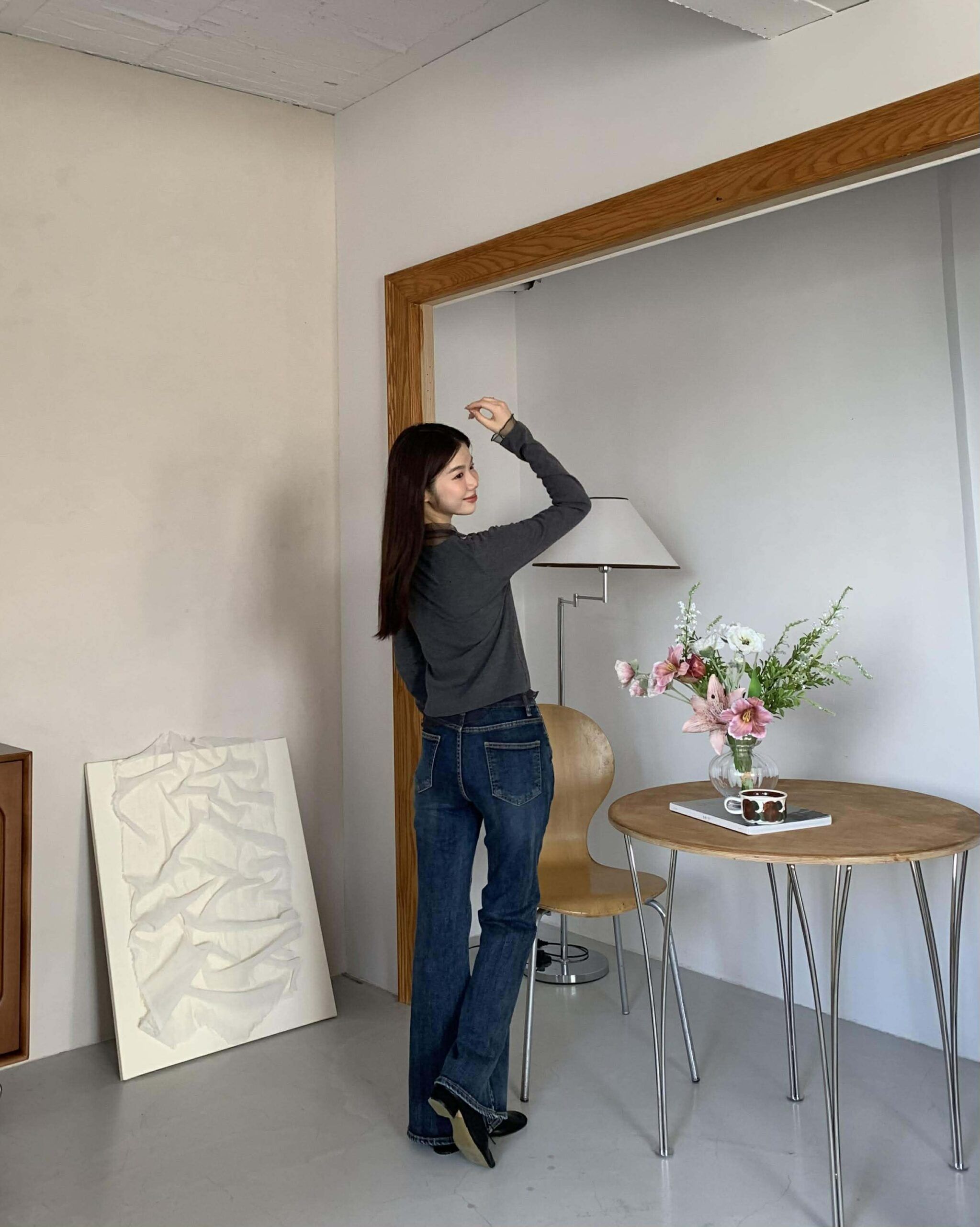 太好看了！激瘦喇叭牛仔褲