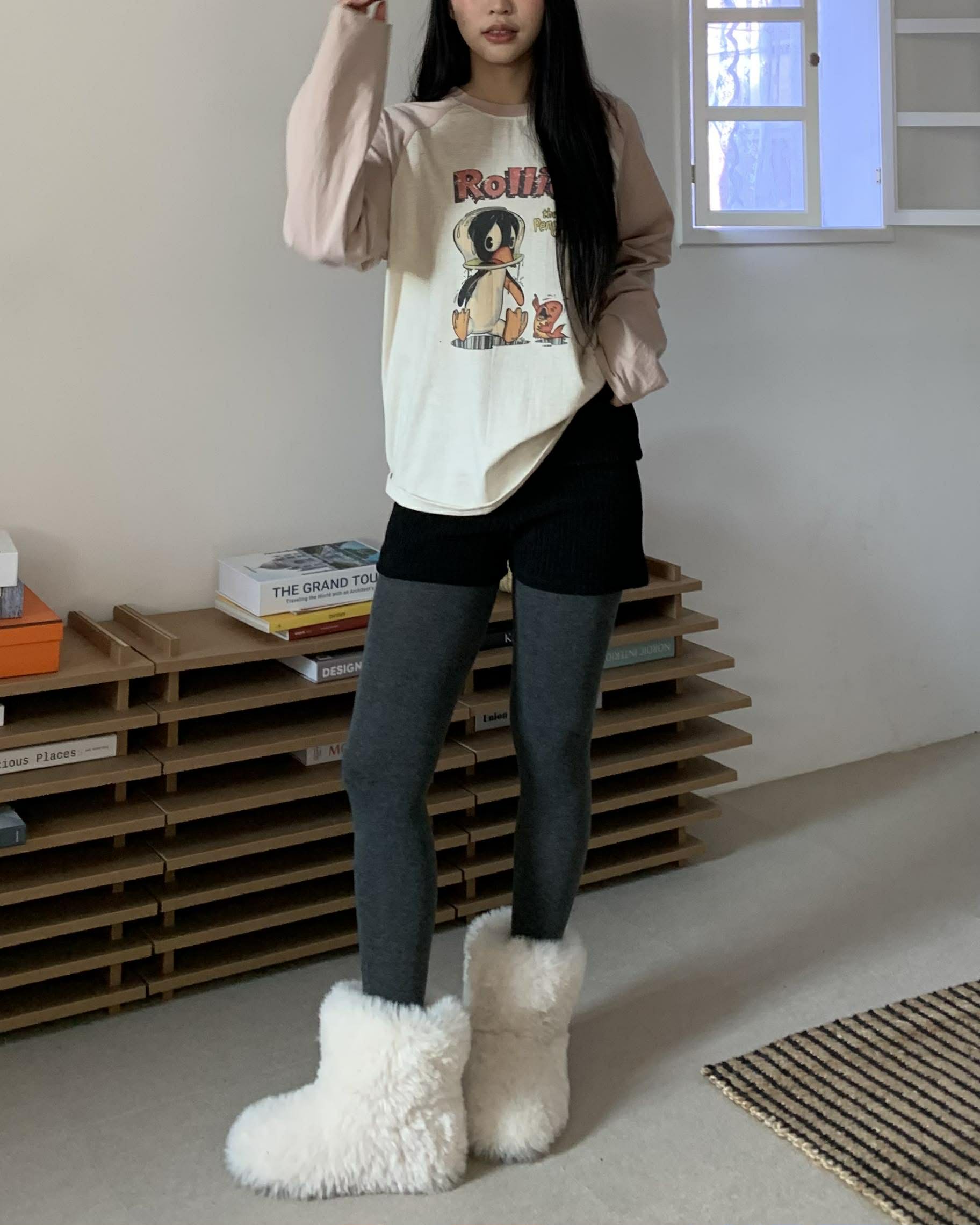 歐膩必備的灰色褲襪