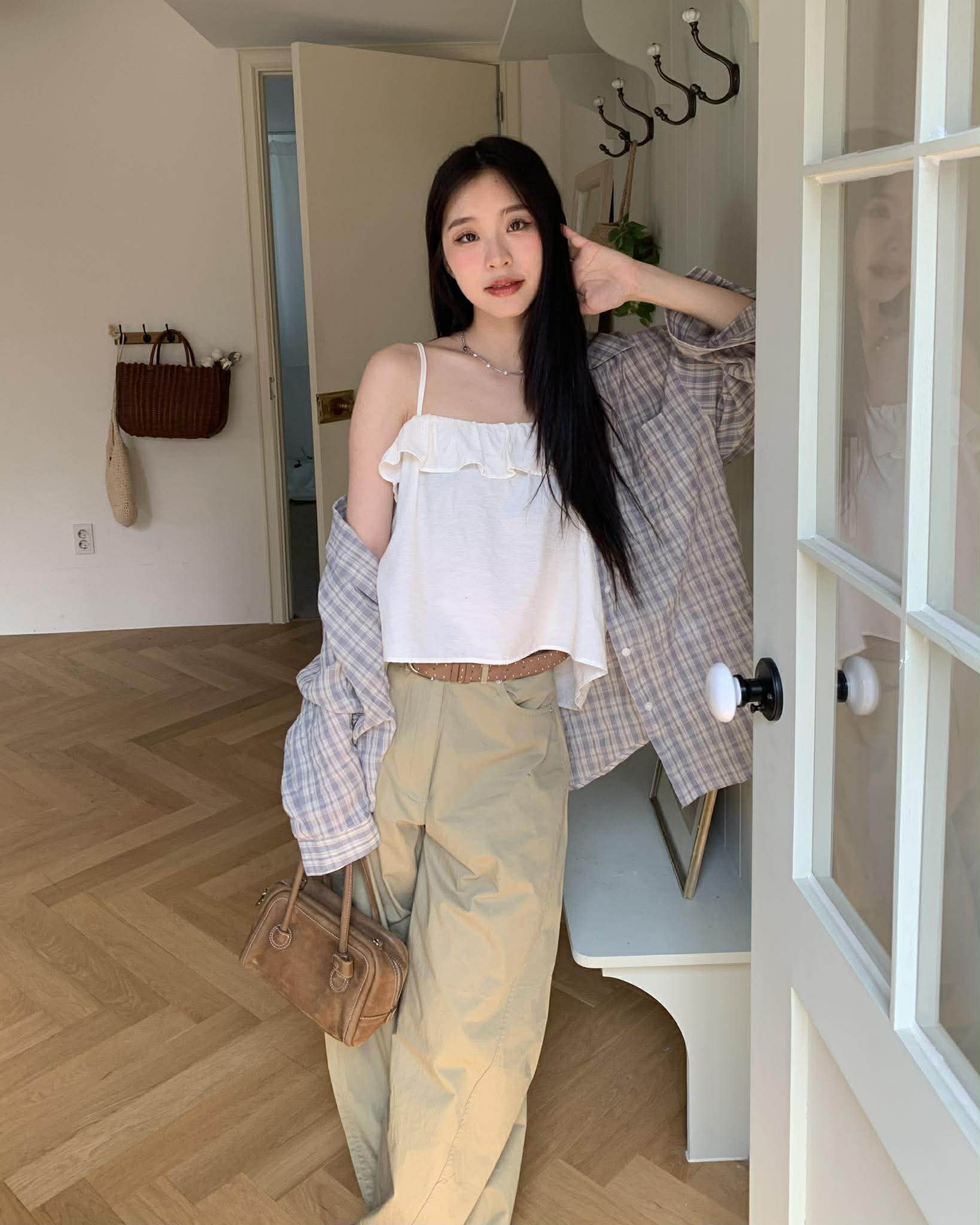 小仙子花瓣造型背心 (白)