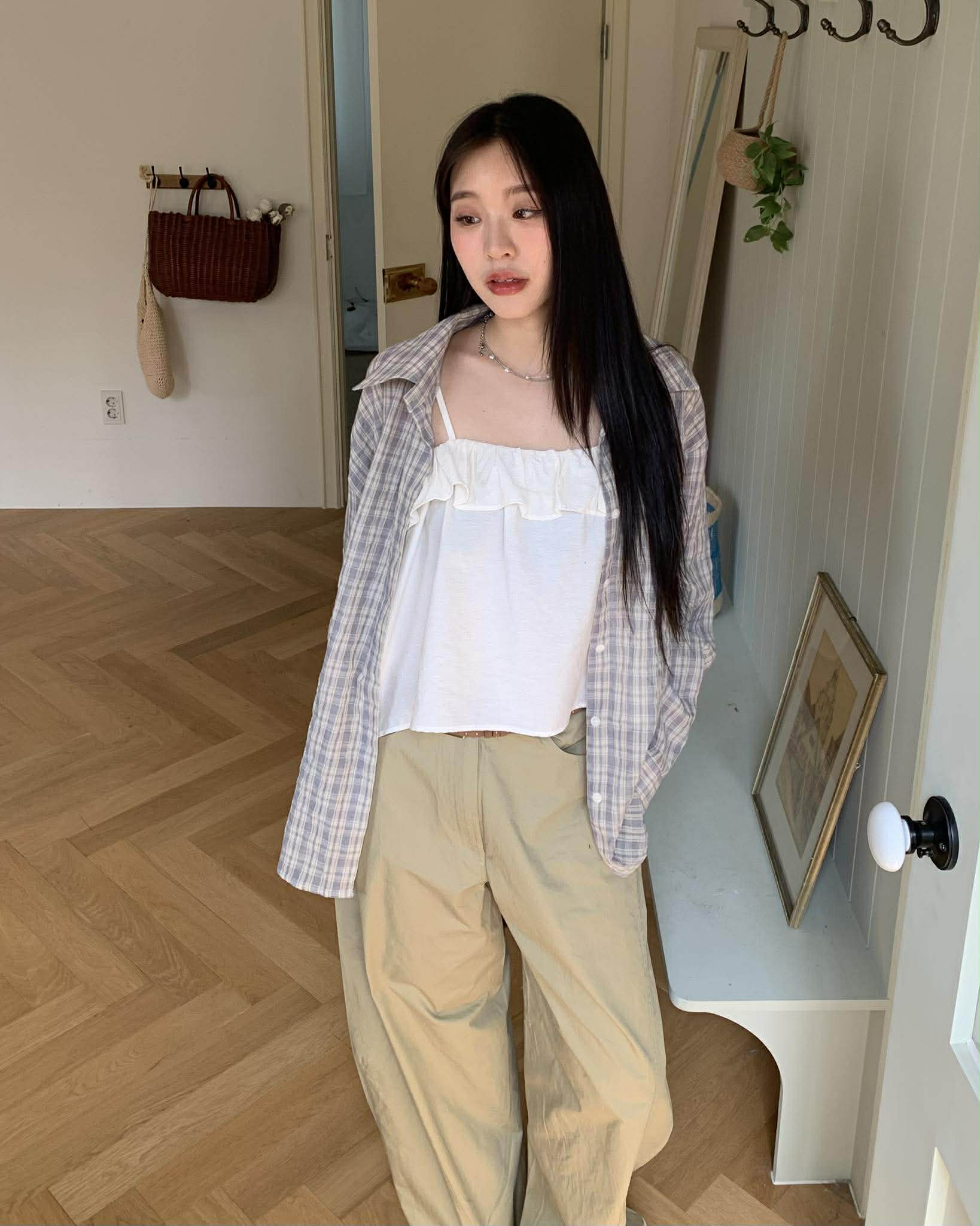 小仙子花瓣造型背心 (白)