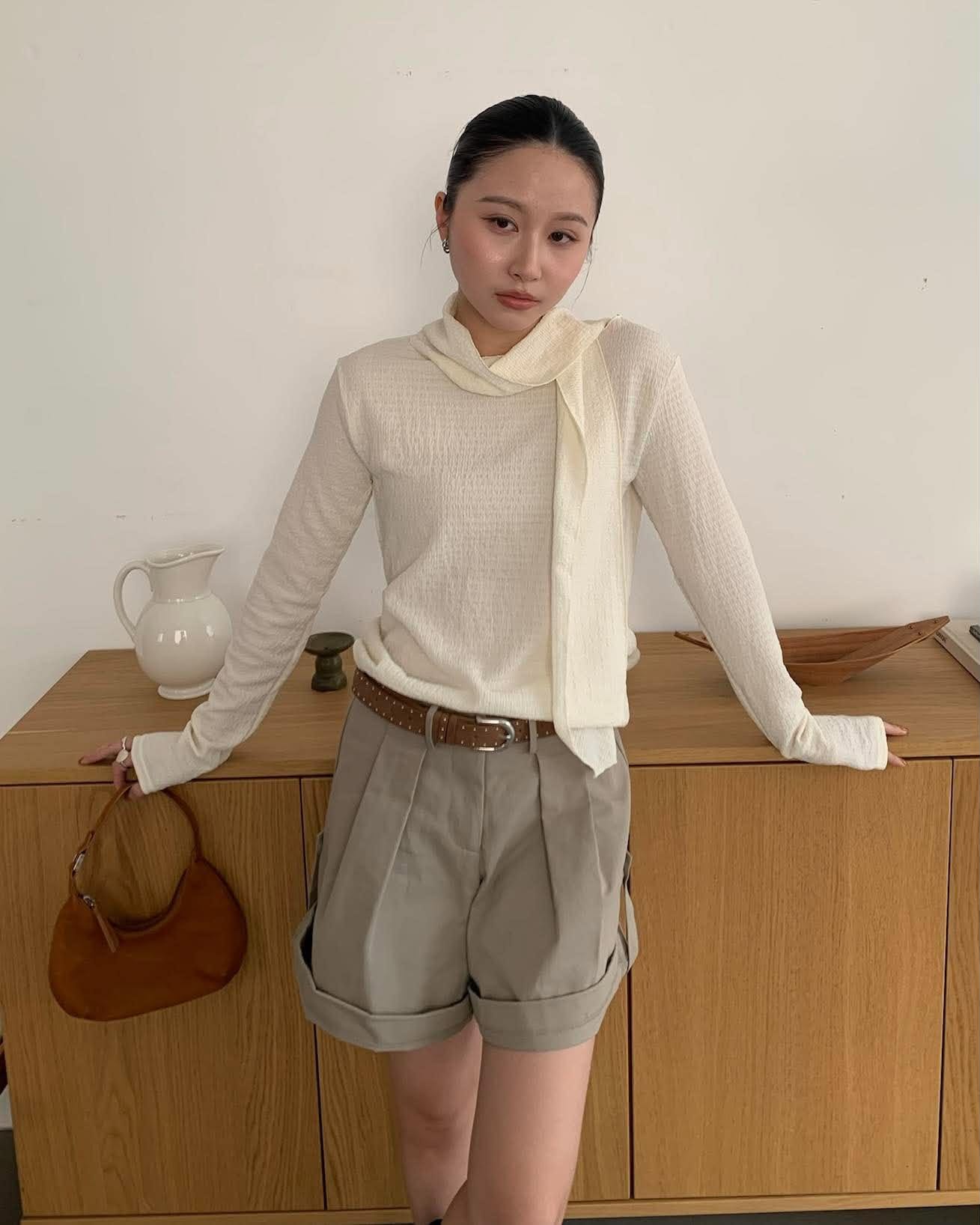 狎鷗亭小姊姊法式領結上衣